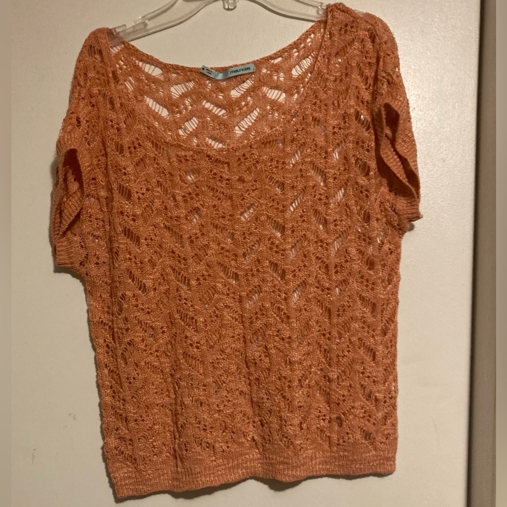 Crochet Knit Top